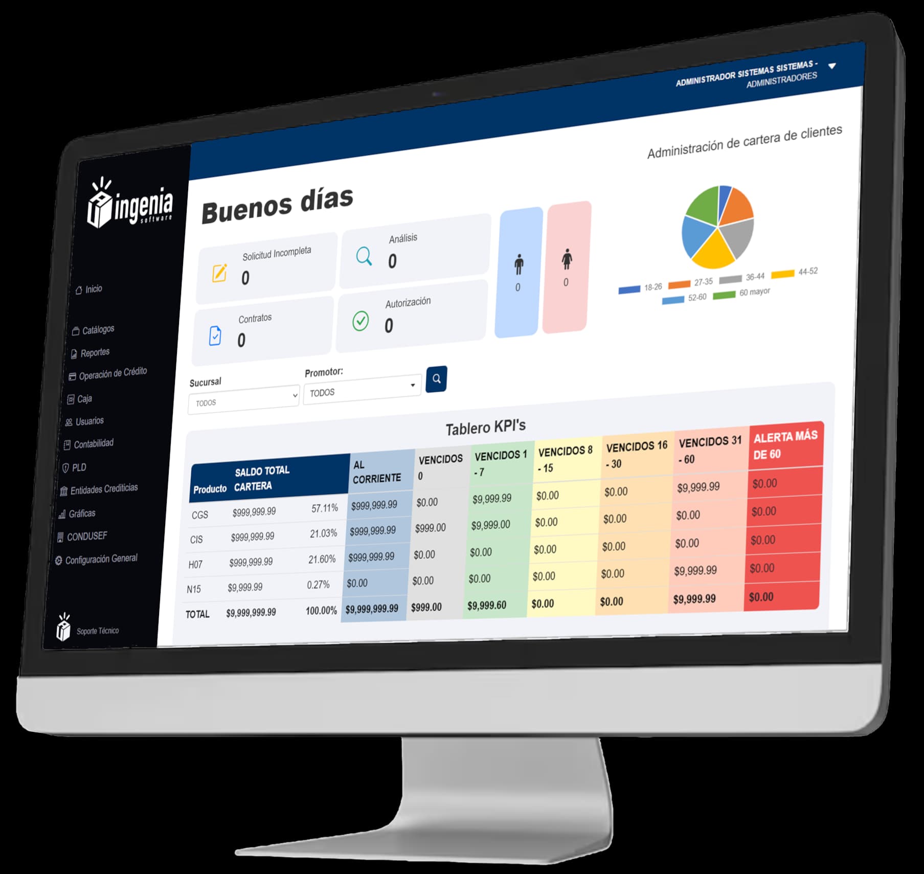 Captura del sistema: Plataforma web + app Android